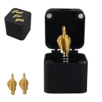 FSWWSF Mittelfinger Box Mittelfinger in Der Box Surprise Gift Box Stinkefinger in Box Prank Box Mittelfinger Prank Geschenk Fun Prank Gift Christmas Spoof Mittelfinger Pop up Gift Box