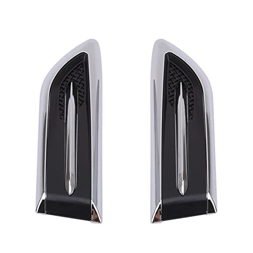 Fiveblessings Voiture extérieure décoration de Voiture Autocollants Autocollants Noirs de la Couverture de Flux d'admission de l'air de l'air Universel Noir Couvercle de Voiture décorative