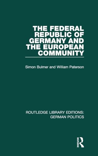 The Federal Republic of Germany and the Europea... 1138849111 Book Cover