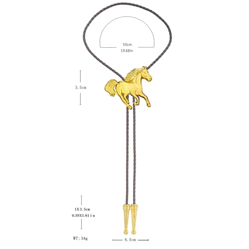 Image of Jeilwiy Bolo Tie for Men, Western Bolero Tie Cowboy Ties Native American Cowgirl Bolo Tie Accessories for Men Women