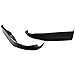 Rear Bumper Lip Compatible with 1998-2001 Acura Integra Hatchback, Usdm Style PU Black Rear Lip Spoiler Splitter by IKON MOTORSPORTS, 1999 2000