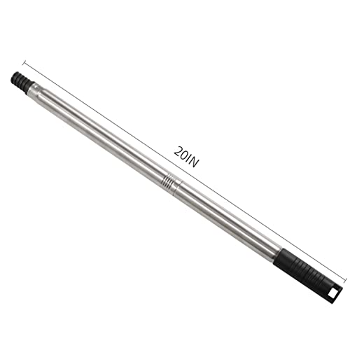 Paint Roller Extension Poles, 5 Piece Painting Extension Pole Extends To 48.5" Stainless Steel Telescopic Rod For Paint Roller Brushes To Easily Brush The Ceiling #TOP1