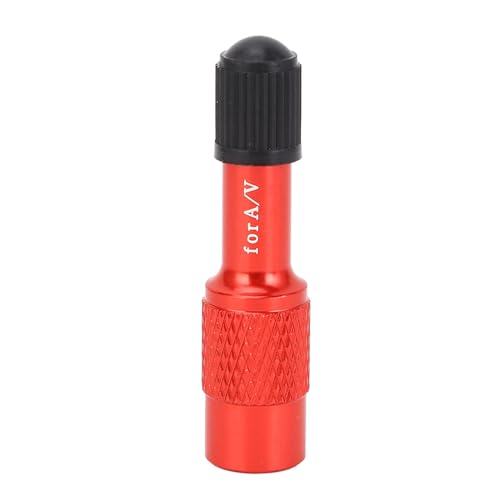 Adaptador de Válvula para Horquilla de Bicicleta Aleación de Aluminio Boquilla Extensible Portátil para Suspensión de Bicicleta de Montaña (Rojo) miniatura 2