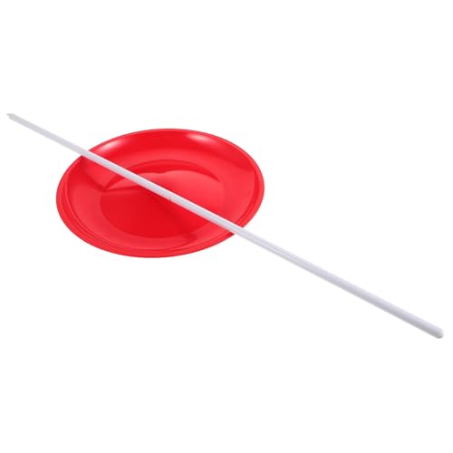 Toddmomy Circus Plate Sticks Juggling Plate Set Versatile Juggling Disc for Beginners Boys and Girls Performers