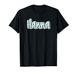 Blauer Hanna Schriftzug im Graffiti Design