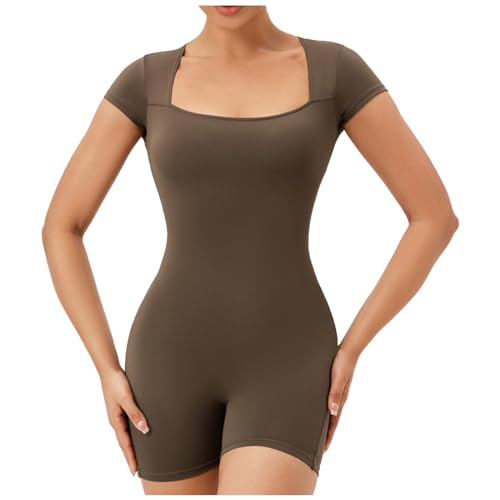 Combinaison femme chic soirée à manches courtes coupe fluide et coupe unie élégante décontractée