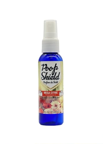 Mystic Romance POOP SHIELD 2 FL OZ 60ML, Toilet Spray Mega Citric