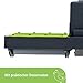 Kerbl Hobbyfarming SmartCoop Futterdosierer mit Füllstandssensor, Futterspender, Kunststoff, Hühner, mit Dosierwalzen, Made in Germany