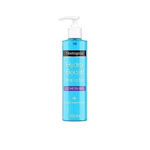 Neutrogena HydroBoost Lecha Limpiador Facial, Gel de Limpieza, 200 ml