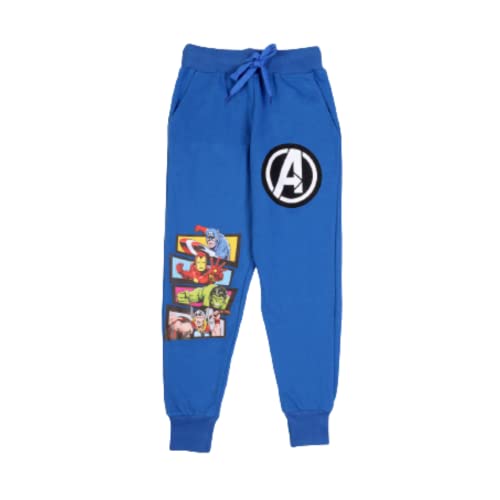 Image of Nap Chief Official Marvel Avengers Printed Joggers for Kids, Cotton Regular Fit Track Pants for Boys & Girls