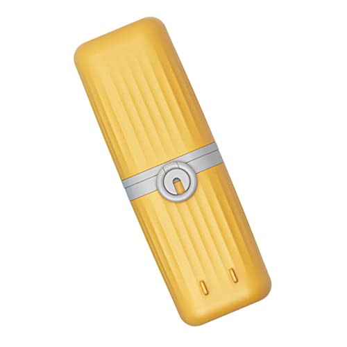 HEALEEP 旅行用歯ブラシカップ 旅行用歯磨き粉ケース 取り外し可能 携帯用収納ホルダー 洗浄カップとして使用可 自宅外出兼用 環境に優しい素材 スリッシュデザイン