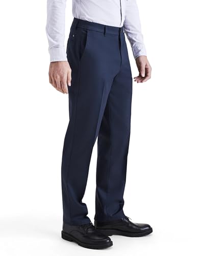 DOCKERS® Men's Signature Khaki Straight Fit Iron Free with Stain Defender®, Navy Blazer, 38W x 32L - image 4