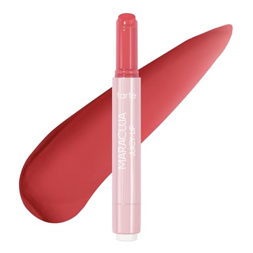 Image of tarte maracuja juicy lip balm gloss - Viral Nourishing Lip Butter Color with High-Shine Hydration, Skincare Infused with Vitamin E, Vegan & Cruelty-Free