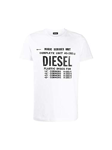 Diesel T-Shirt T-Diego-b6 Homme fini les cols detendus au premier lavage