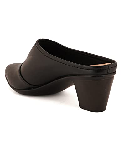 Image of ELLE Women's Slip-On Block Heel Mules