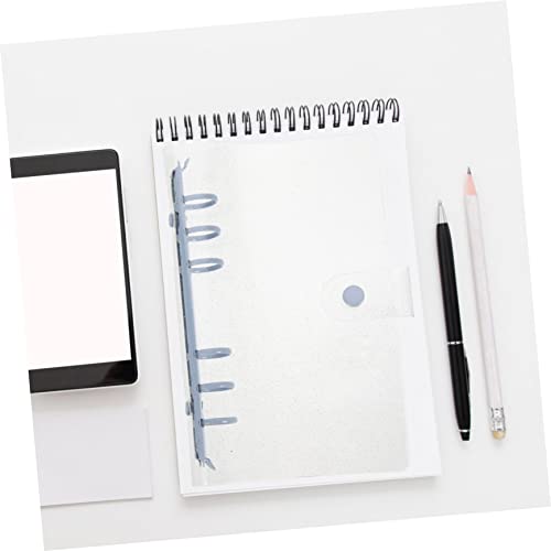 Cubierta de cuaderno refillable con boton Lurrose para organizar documentos sin perder hojas 6