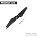 2Pairs DJI Mavic Air Props Blade, CW CCW Quick Release Carbon Fiber Propeller Blades RC Drone Quadcopter Accessory for Mavic Air (White Stripe)
