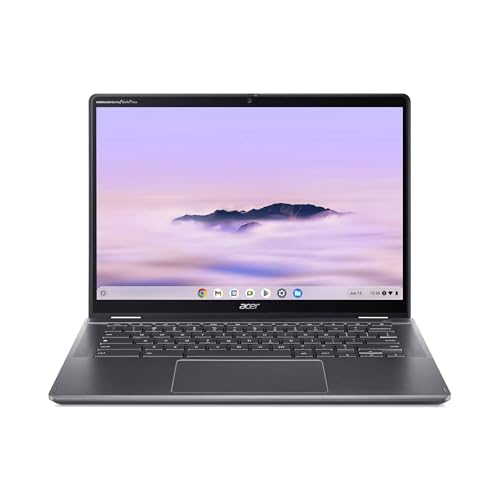 Image of Acer Chromebook Plus Spin 514 CPE594-1N CPE594-1N-316H 14 inch Touchscreen Convertible 2 in 1 Chromebook - WUXGA - 60 Hz - Intel Core 3 100U - 16 GB - 256 GB SSD - English (US) Keyboard - Iron