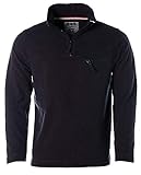  Kitaro Herren Fleecepullover Fleece Troyer Stehkragen Emerald Peak Navy S