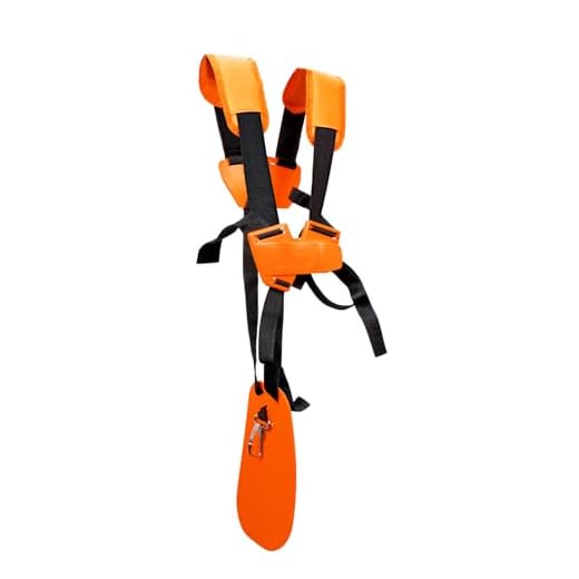 SUNMON Trimmer Shoulder Strap - Mower Trimmer Harness Strap Double Shoulder with Durable Nylon Belt Adjuestable for Brush Cutter or Gardenning (for KM Series String Trimmer)