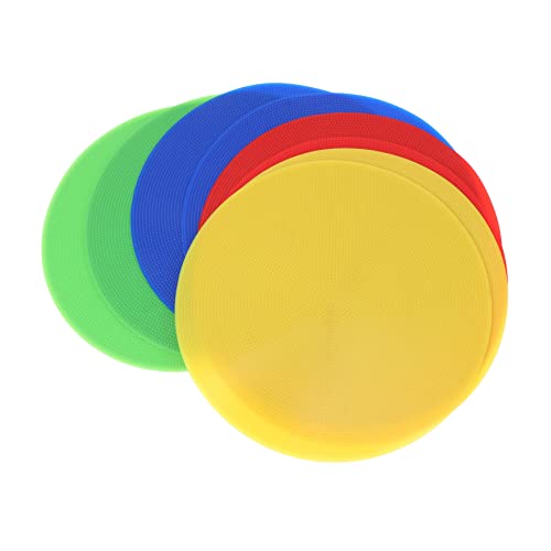 BCOATH Football Field Spot Markers 8pcs Disc Markers Red Green Landmark Pad Gym Training