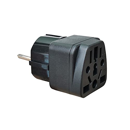 US Plug Adapter European to USA Plug Adapter Europe to American Outlet Plug Adapter, EU to US CA Adapters, EU/UK/AU/in/CN/JP/Asia/Italy to USA/Canada Travel Power Plug Adapter
