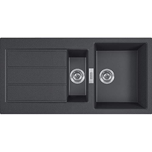 FRANKE | Évier de cuisine en Tectonite Tectonite® Sirius (S2D 651-100) | Couleur/Finition : Gris pierre