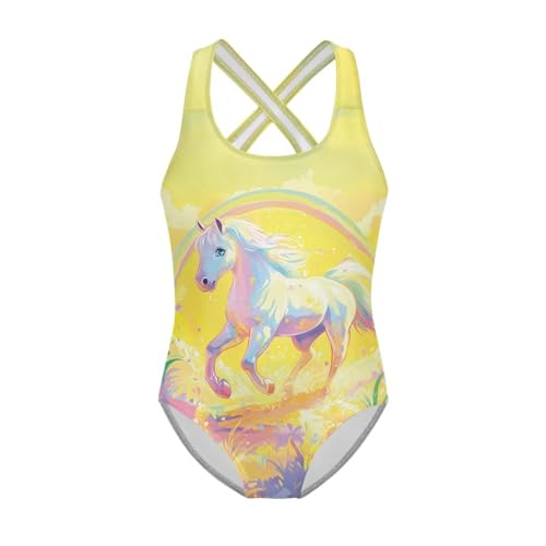 Image of Girls One Piece Swimsuits Size 5-14 Kawaii Gymnastics Leotard for Beach Vacations