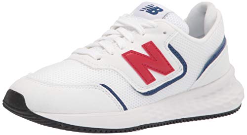 New Balance Fresh Foam X70 V1 Lace-Up Sneaker, Munsell White, 4.5 US Unisex Big Kid