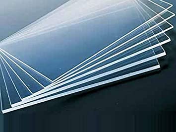 Image of AniDesign clear acrylic glass sheet transparent 3mm Qty 1 panel for DIY craft window glass painting picture frames Face shields Signs Display Kids projects etc (3mm 15X24 inch, transparent)