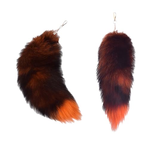 tintoke Fuchsschwanz,fox tail,Fuchsschwanz Anhänger etwa 40cm Fell Schwanz...