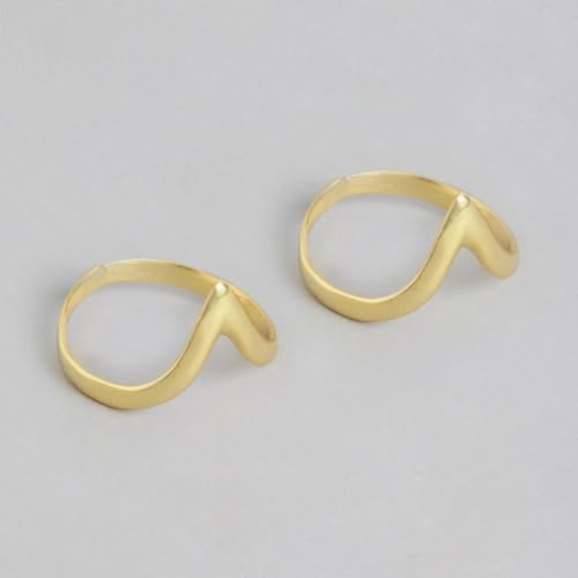 Women's 925 Sterling Silver Crown Plated Toe Ring