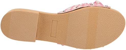 Esprit Women's Capri Slide Sandal, Pink Gingham, 9.5 | Image 3