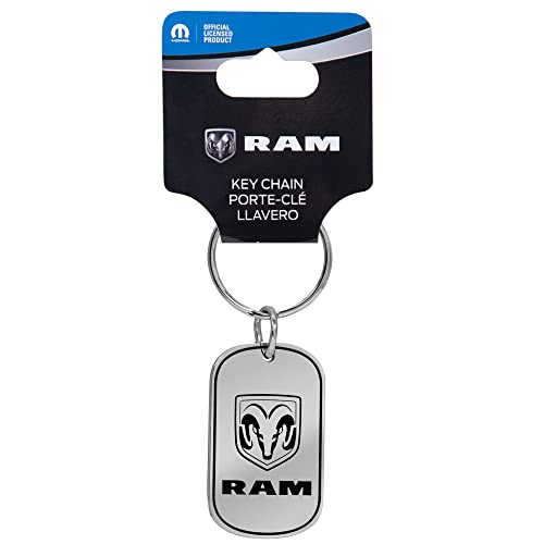 Plasticolor 004229 Dodge Ram Logo Dog Tag Metal Keychain #TOP2
