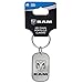 Plasticolor 004229 Dodge Ram Logo Dog Tag Metal Keychain