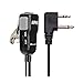 Midland AVPH3 Transparent Security Headsets with PTT/VOX – Wrap Around Design – Lasting Comfort Pair, Black