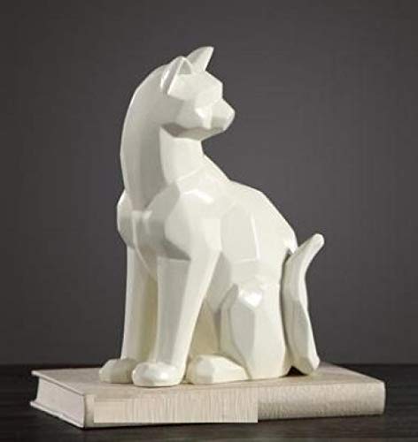 Décoration animale en résine et statuette de chat de collection - 3