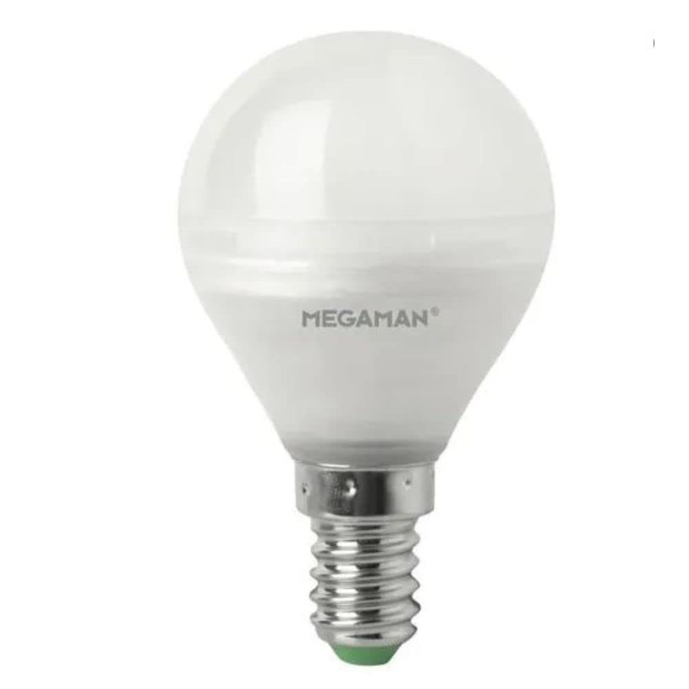 MEGAMAN _ Bulb _ Step DIMMING / Spherical / E14 / 3 DIMMING Levels 100 - 60 - 20% / 6W / 470LM / 4000K / 25,000 HRS _MM05211