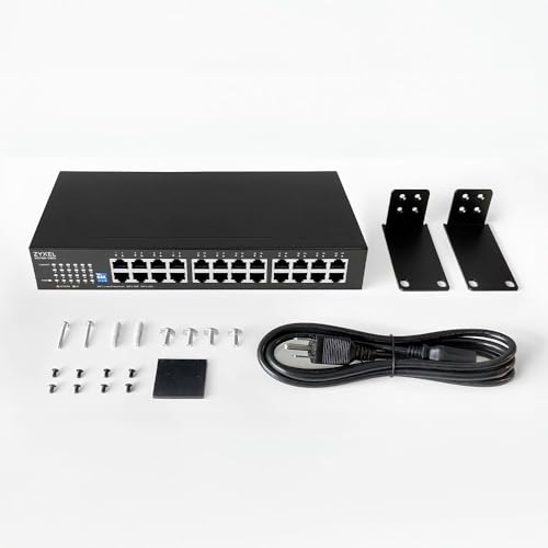 Image of Zyxel 24 Port Network Ethernet Switch | Unmanaged Gigabit | GS1100-24ES
