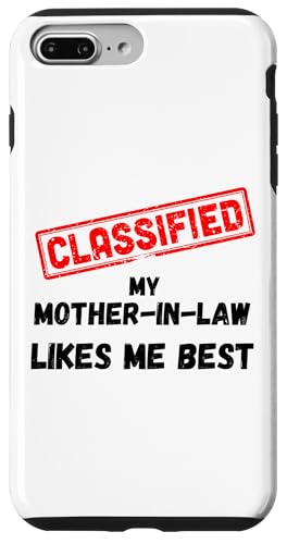 ���� I'm My MOTHER-IN-LAW'S Favorite Child ���[���A �X�}�z�P�[�X iPhone 7 Plus/8 Plus �p