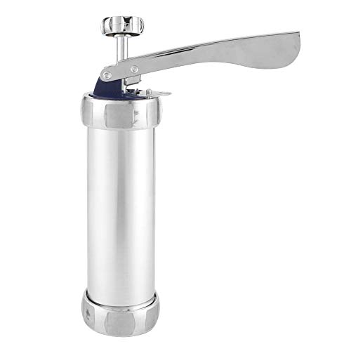 Stainless Steel, Cookies Press Maker Kit Biscuits Machine S Bakeware Biscuits Maker Cookie Press Kit Punjabi Cookies Atta Machine with 20 4 Nozzles Cookie Presses - Image 8