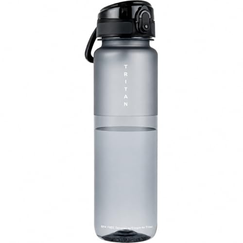 Edmyre 32oz Clear Tritan Water Bottle with Chug Lid