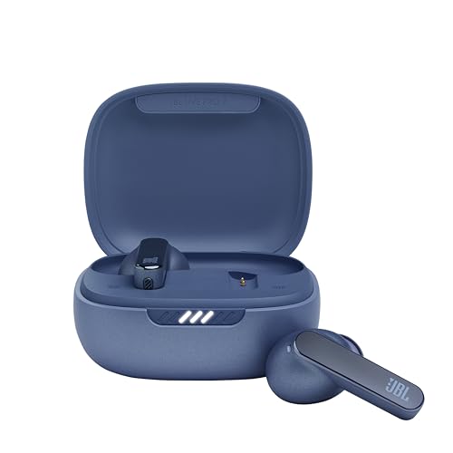 JBL Live Pro 2 TWS – wasserdichte, True-Wireless In-Ear-Kopfhörer mit Noise-Cancelling in Blau – Mit bis zu 40 h Musikwiedergabe