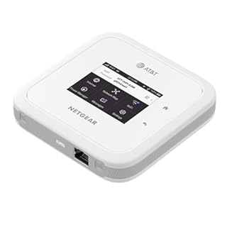 NETGEAR Nighthawk M6 5G WiFi 6 Mobile Hotspot Router (MR6110) – Blazing Fast Wireless Hotspot Router, Unlocked, Certified with AT&T - White (Renewed)
