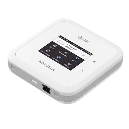 Image of NETGEAR Nighthawk M6 5G WiFi 6 Mobile Hotspot Router (MR6110) - Blazing Fast Wireless Hotspot Router, Unlocked, Certified with AT&T - White (Renewed)