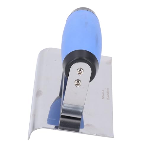 Betonkantenschneider, Betonkelle aus Edelstahl gebogene Handwerkzeuge für Beton Zement-Finishing-Werkzeug für Pooldach, Gartenweg, Bordstein, professionelle Verputzwerkzeuge