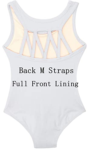 Image of DANSHOW Tank Dance Leotards for Girls,Back M Straps