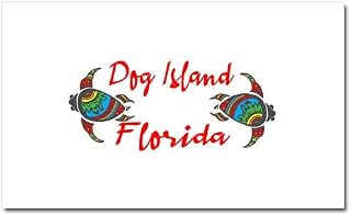 CafePress Dog Island Florida Car Magnet, 20"x 12" Magnetic Door Display