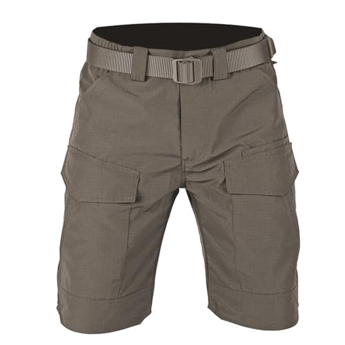 SYDUZAX Men's Hiking Shorts Combat Cargo Work Shorts Workwear Multi Pockets Tactical Shorts Quick Dry Sports Shorts Summer Training Shorts Casual Outdoor Trousers(No Belt) Khaki