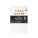 Field Notes: Group Eleven Edition - 3 Pack - Dot-Graph Paper Memo Books - 3.5 x 5.5 Inch - 48 Pages